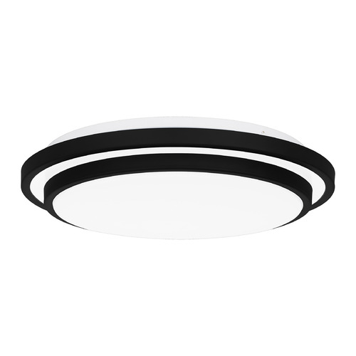 Quoizel Lighting Irving LED Semi-Flush Mount in Matte Black by Quoizel Lighting IVG1616MBK