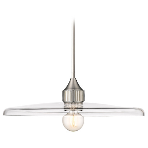 Z-Lite Paloma Brushed Nickel Pendant by Z-Lite 821P24-BN