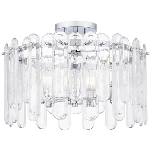 Quoizel Lighting Stiles Polished Chrome Semi-Flushmount Light