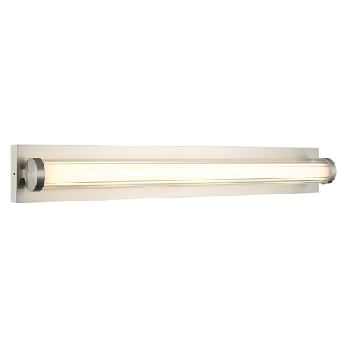 Matteo Lighting Athena Brushed Nickel LED Vertical Bathroom Light