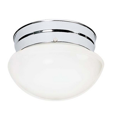 Nuvo Lighting 10-Inch Medium Mushroom Flush Mount in Chrome by Nuvo Lighting SF77/346