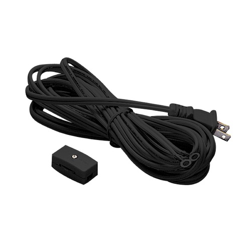 WAC Lighting Black L-J Track 15FT Power Cord by WAC Lighting LCORDSET-BK