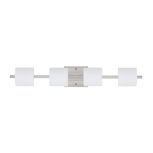 Besa Lighting Besa Lighting Paolo Satin Nickel LED Bathroom Light 4WS-787307-LED-SN