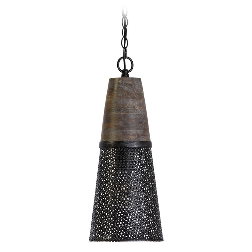 Capital Lighting Coker 8-Inch Mini Pendant in Barn House by Capital Lighting 333911BH-692