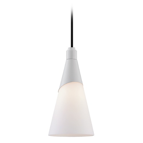 Mitzi by Hudson Valley Parker White Mini Pendant by Mitzi by Hudson Valley H312701-WH