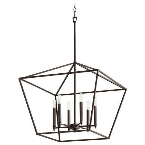 Gabriel Oiled Bronze Pendant by Quorum Lighting