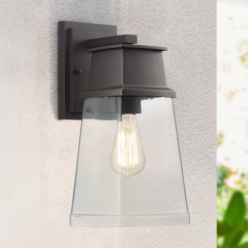 Greene Ridge Architectural Bronze Medium Outdoor Wall Light by Progress Lighting