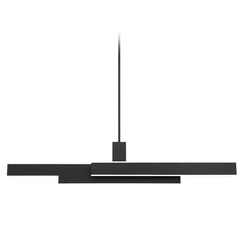 Cameno 45-Inch LED Chandelier in Matte Black by Eurofase Lighting