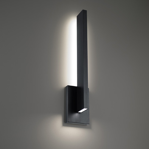 Modern Forms by WAC Lighting Mako Black LED Outdoor Wall Light by Modern Forms WS-W18122-35-BK