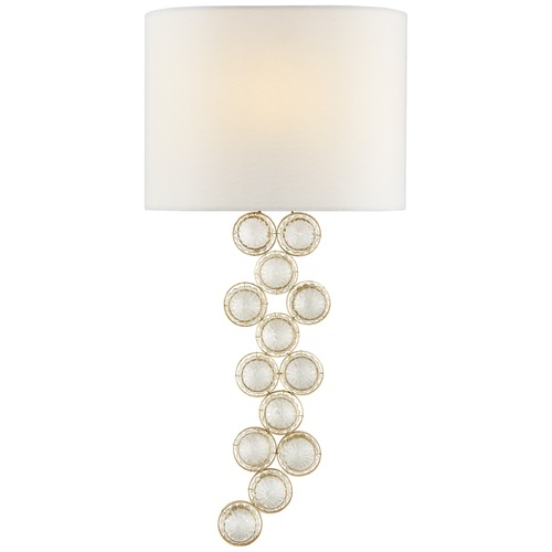 Visual Comfort Signature Collection Julie Neill Milazzo Right Sconce in Gild by Visual Comfort Signature JN2202GCGL
