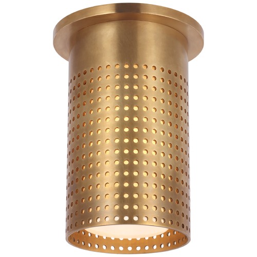 Visual Comfort Signature Collection Kelly Wearstler Precision Flush Mount in Brass by Visual Comfort Signature KW4053ABWG