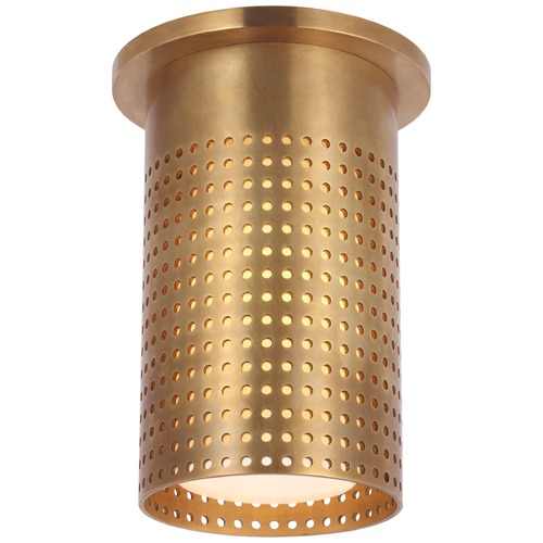 Kelly Wearstler Precision Flush Mount in Brass by Visual Comfort Signature