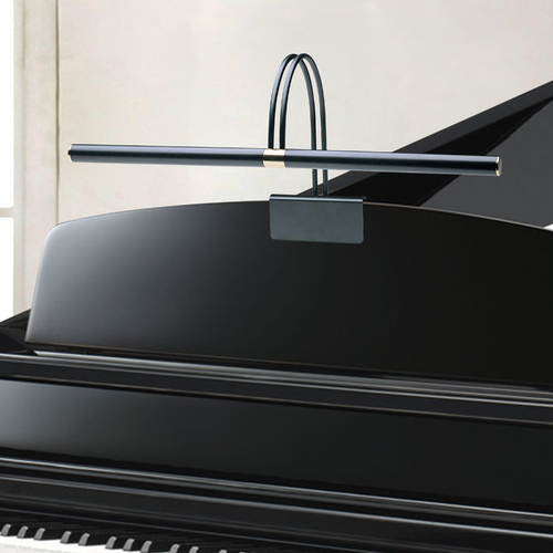 Grand Piano Clamp Lamp in Black & Brass by House of Troy Lighting