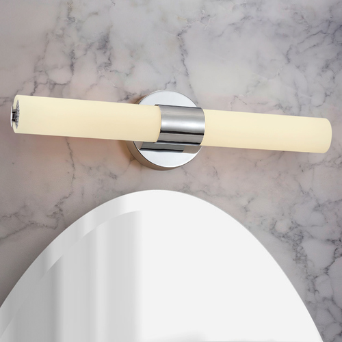 Saber II Chrome LED Bathroom Light by George Kovacs