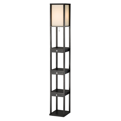 Adesso Home Lighting Murray Black Gallery Tray Lamp