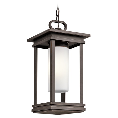 South Hope 19-Inch High Outdoor Hanging Light in Rubbed Bronze by Kichler Lighting