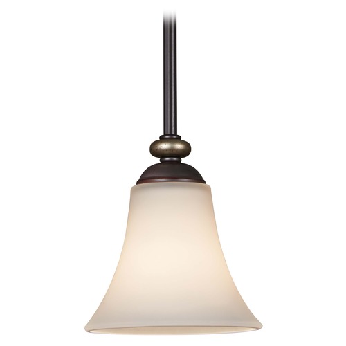 Minka Lavery Shadowglen Lathan Bronze with Gold Mini Pendant by Minka Lavery 3281-589