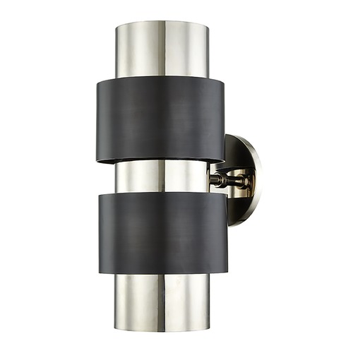 Hudson Valley Lighting Cyrus Polished Nickel/old Bronze Combo Sconce by Hudson Valley Lighting 9420-PNOB