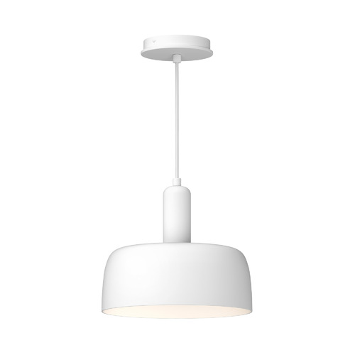 Alora Lighting Adriano 10.50-Inch Wide Pendant in White by Alora Lighting PD427710WH