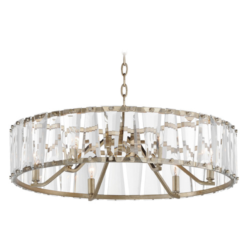 Odeon Golden Silver Chandelier by Maxim Lighting