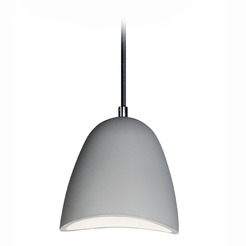 ET2 Lighting Et2 Sway Gray LED Mini-Pendant Light with Bowl / Dome Shade E25034-GY