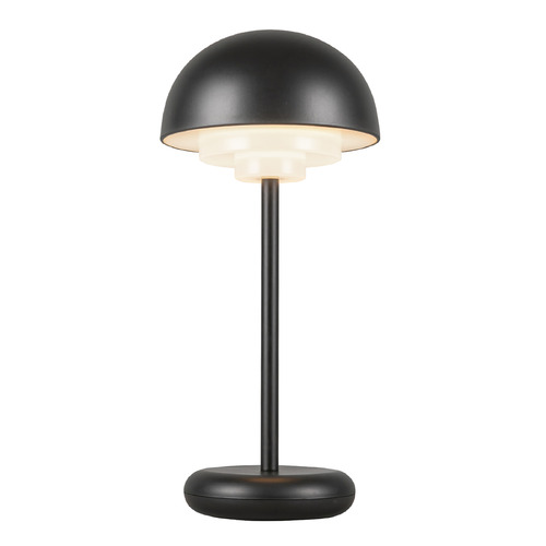 Kuzco Lighting Hinata Black LED Table Lamp with Bowl / Dome Shade