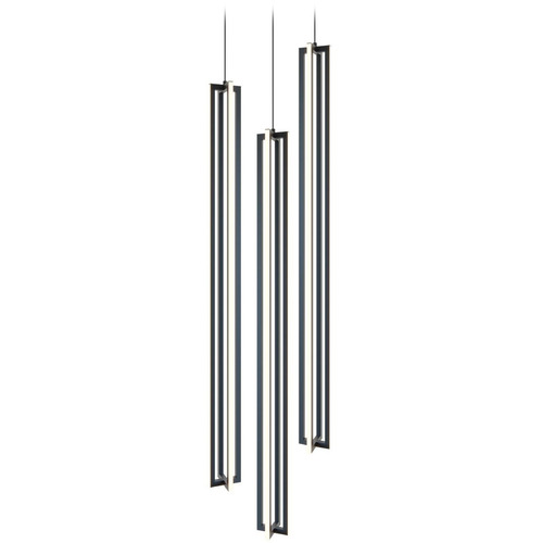 Afx Lighting Cass Black LED Multi-Light Pendant