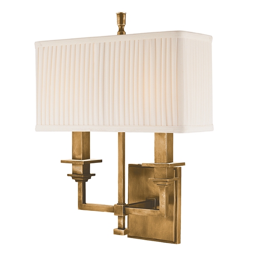 Hudson Valley Lighting Berwick Wall Sconce in Aged Brass by Hudson Valley Lighting 242-AGB