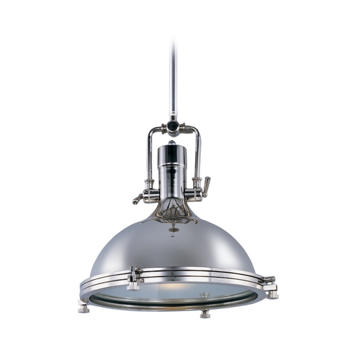 Maxim Lighting Hi-Bay Polished Nickel Pendant by Maxim Lighting 25109FTPN