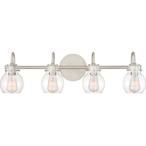 Quoizel Lighting Andrew Antique Nickel Bathroom Light by Quoizel Lighting ANW8604AN