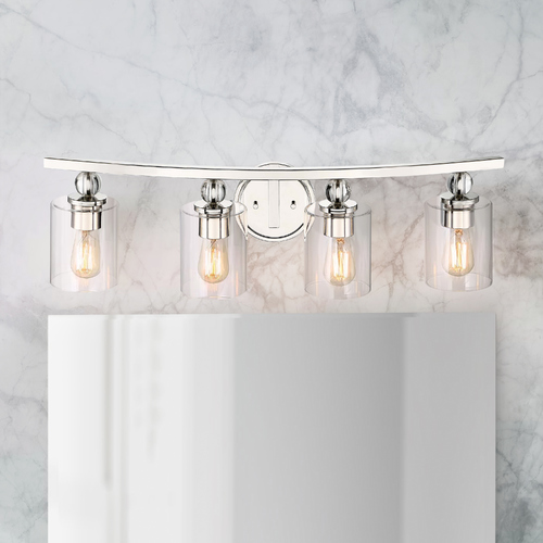 Studio 5 Polished Nickel Bathroom Light by Minka Lavery