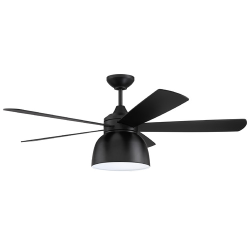 Craftmade Lighting Ventura 52-Inch Damp LED Fan in Flat Black by Craftmade Lighting VEN52FB5