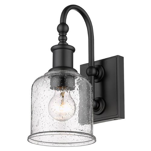 Bryant Matte Black Sconce by Z-Lite