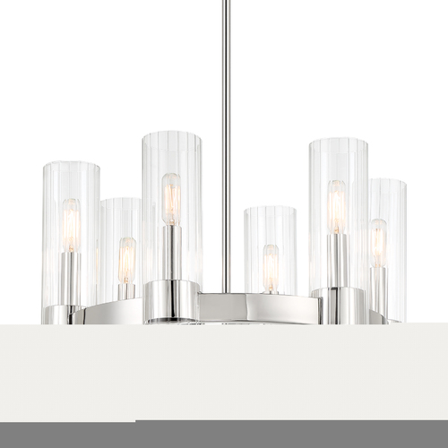 Vernon Place 6-Light Chandelier in Chrome by Minka Lavery