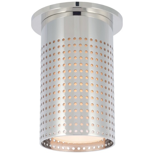 Kelly Wearstler Precision Flush Mount in Nickel by Visual Comfort Signature