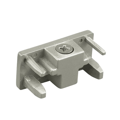 Brushed Nickel L Track End Cap by WAC Lighting