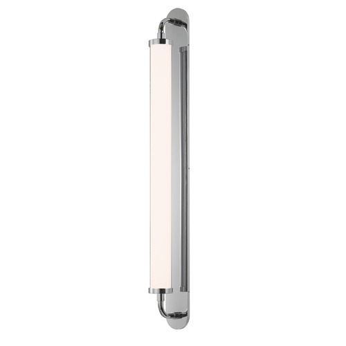 Bauhaus Revisited Polished Chrome LED Bathroom Light - Vertical Mounting Only by Sonneman Lighting