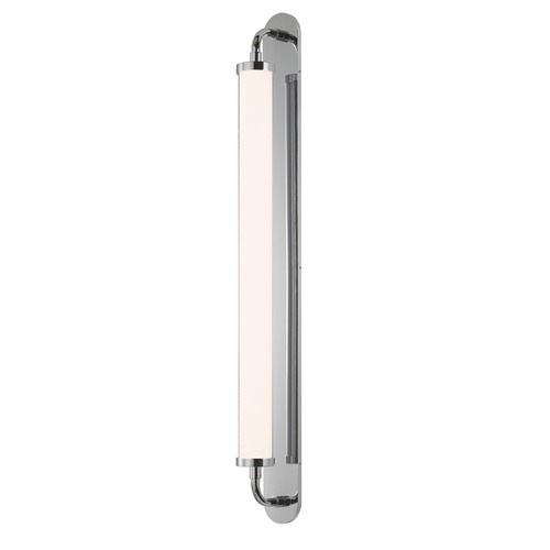 Sonneman Lighting Bauhaus Revisited Polished Chrome LED Bathroom Light - Vertical Mounting Only by Sonneman Lighting 2493.01