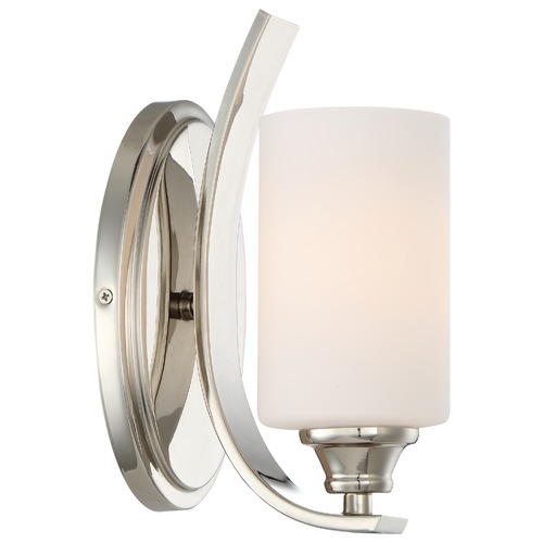 Tilbury Polished Nickel Sconce by Minka Lavery
