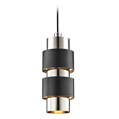 Hudson Valley Lighting Cyrus Polished Nickel/old Bronze Combo Pendant by Hudson Valley Lighting 9422-PNOB