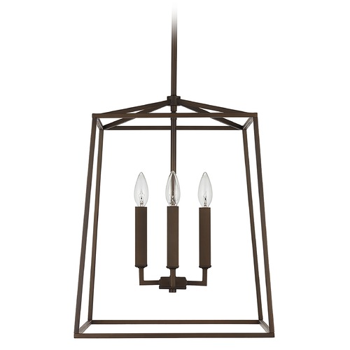 Thea 4-Light Foyer Lantern in Oil Rubbed Bronze by Capital Lighting