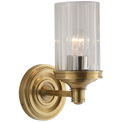 Visual Comfort Signature Collection Alexa Hampton Ava Sconce in Antique Brass by Visual Comfort Signature AH2200HABCG