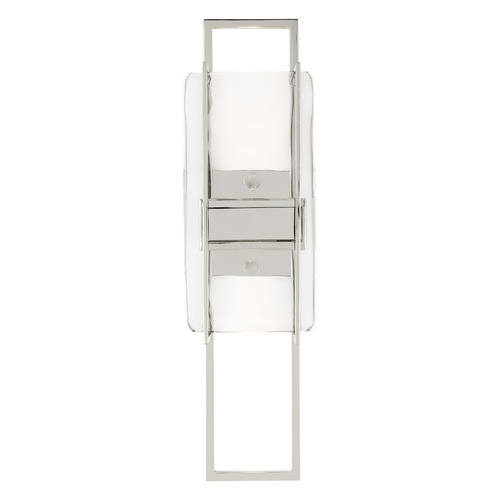 Mick De Giulio Duelle 18-Inch LED Sconce in Polished Nickel by Visual Comfort Modern