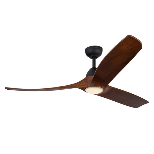 Kuzco Lighting Baylor Matte Black LED Ceiling Fan with Light