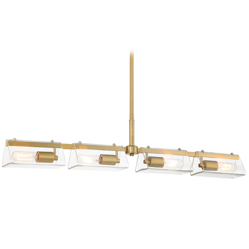 Designers Fountain Latitude Brushed Gold Island Light