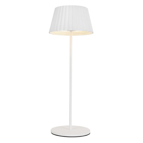 Kuzco Lighting Dario White LED Table Lamp with Empire Shade