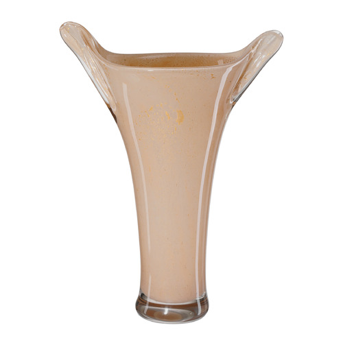 Currey and Company Tamara Soft Peach & Gold Vase