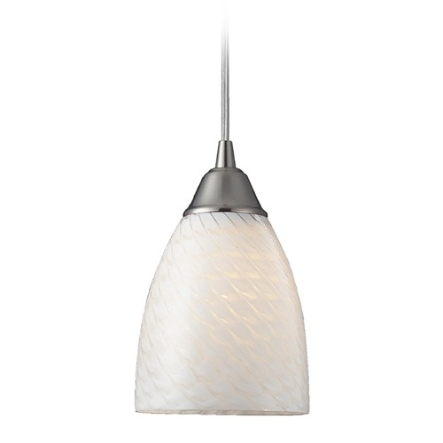 Elk Lighting Arco Baleno Satin Nickel Mini-Pendant Light  - Includes Recessed Adapter Kit 416-1WS-LA