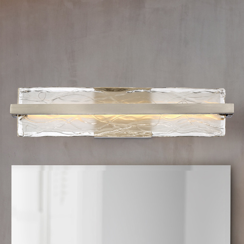 Glacial 22-Inch LED Vanity Light in Brushed Nickel by Quoizel Lighting