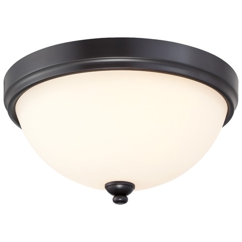 Minka Lavery Shadowglen Lathan Bronze with Gold Flush Mount by Minka Lavery 3288-589